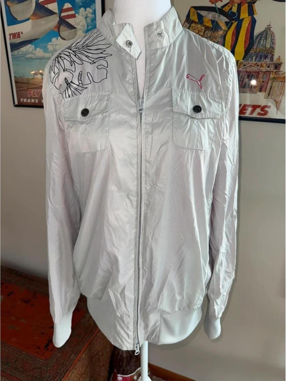 Puma Golf Nylon Windbreaker Jacket